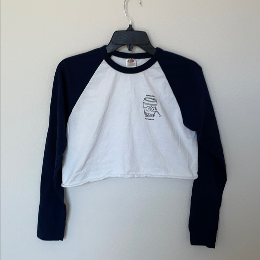 Harry Potter Coffee Lover Crop Baseball Tee